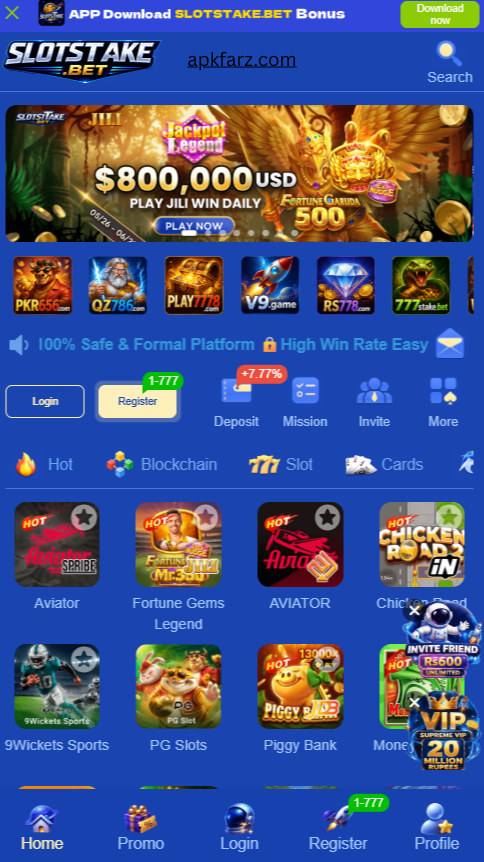 Download SLOTSTAKE Game
